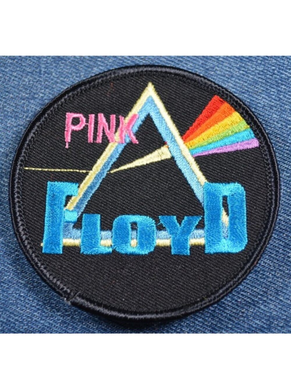 Original VTG NOS 80s PINK FLOYD Patch Rock Band Music Gilmour Waters Darkside